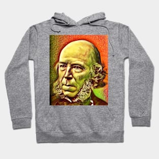 Herbert Spencer Snow Portrait | Herbert Spencer Artwork 15 Hoodie